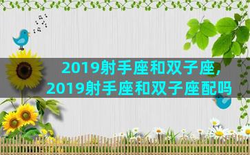 2019射手座和双子座,2019射手座和双子座配吗