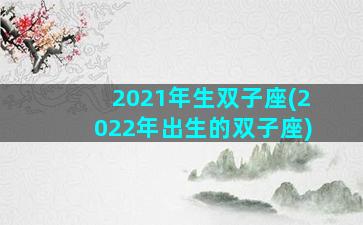 2021年生双子座(2022年出生的双子座)