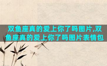 双鱼座真的爱上你了吗图片,双鱼座真的爱上你了吗图片表情包